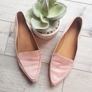 J. Crew Edie Suede Loafer in Pink